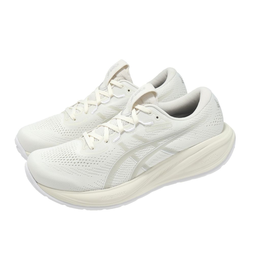 Asics 亞瑟士 慢跑鞋 Gel-Cumulus 28 男鞋 米白 緩衝 厚底 彈力 運動鞋 1011C143100