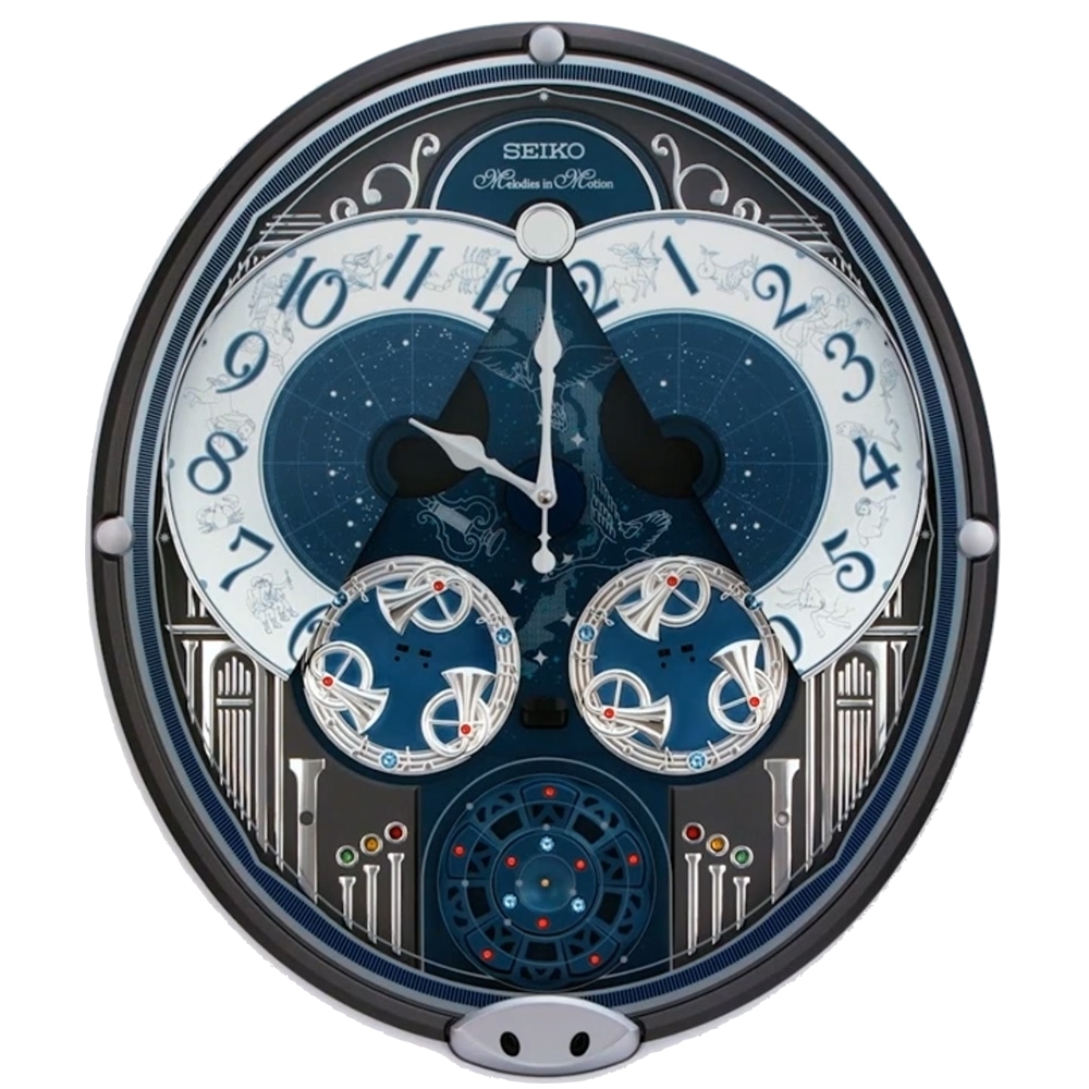 鐘 SEIKO 日本精工十二星座音樂掛鐘(QXM393N)40x46cm | SEIKO | Yahoo購物中心