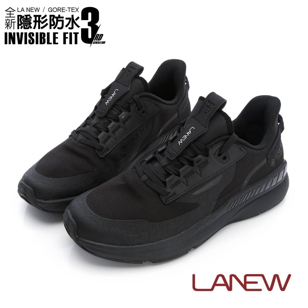 LA NEW GORE-TEX INVISIBLE FIT 3代隱形防水運動鞋(男232613530) (黑)