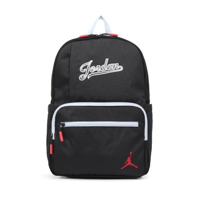 Nike 後背包 Jordan School 黑 白 書包 水瓶側袋 喬丹 多夾層 JD2533160GS-001