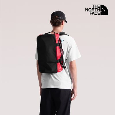 【The North Face 官方旗艦】北面經典ICON男女款紅色DWR防潑水可打包後背包｜52SS54A 筆電包/登山包