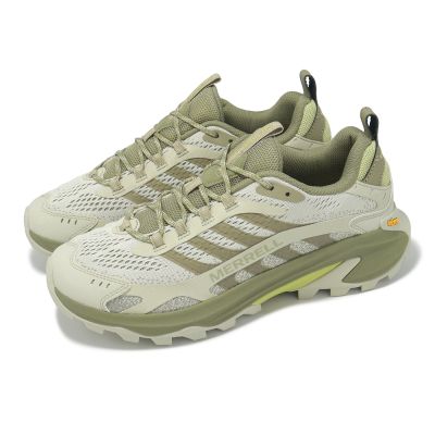 Merrell 登山鞋 Moab Speed 2 男鞋 卡其 綠 健行 郊山 越野 戶外 黃金大底 ML038333