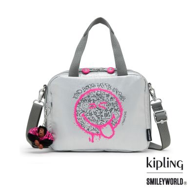 KIPLING | SMILEYWORLD 微笑星手提斜背兩用野餐包-MIYO