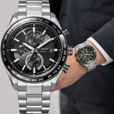 CITIZEN 星辰 鈦金屬 光動能電波計時手錶 寵愛計畫 送禮推薦 AT8295-56E