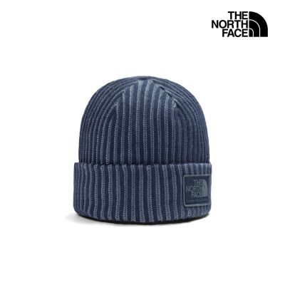 【The North Face 官方旗艦】北面男女款深藍色針織保暖毛帽｜8HMN6IW