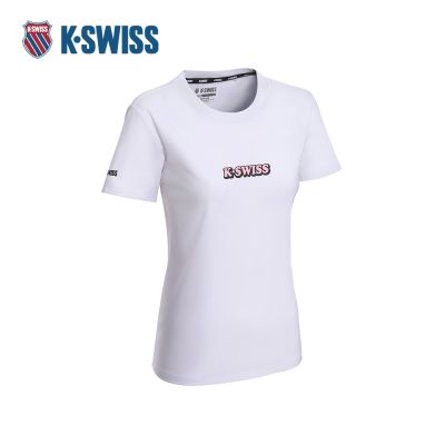 K-SWISS 短袖T恤 26SS TEE 4 W 短上衣 女短袖上衣 白色 1913710-100