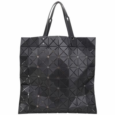ISSEY MIYAKE 三宅一生 BAOBAO LUCENT MATTE 8x8 霧面幾何手提托特包(黑色)