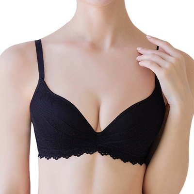 〔2件$699〕EASY SHOP-無鋼圈性感美背款/蕾絲/前扣內衣