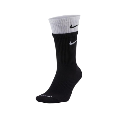 Nike Everyday Plus Cushioned 白黑雙層長襪 運動配件 襪子 DD2795-011