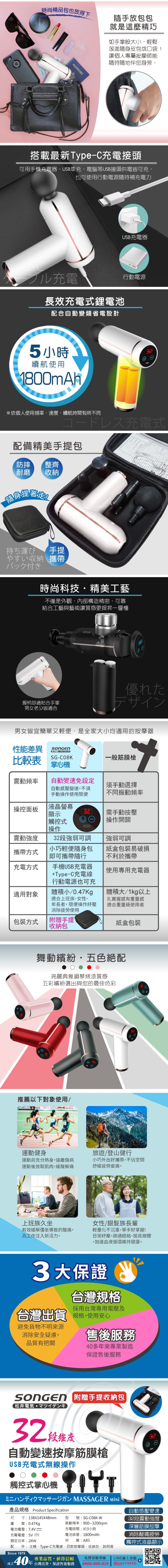 SONGEN松井 SG-C08K-W - 詳情2