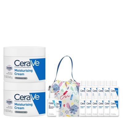 CeraVe適樂膚 適樂膚＿史迪奇系列 修護霜禮盒 官方旗艦店 潤澤修護