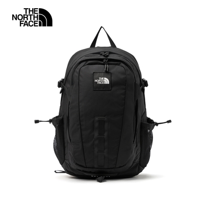 【The North Face 官方旗艦】 北面男女款黑色多隔層舒適背負後背包｜3KYJ53R