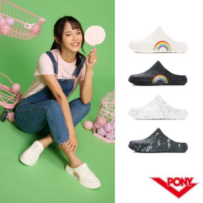 【PONY】新款上市 ENJOY輕量洞洞鞋 無後跟 中性款 拖鞋 洞洞鞋 雨鞋 水鞋 晴雨兩用-多款任選