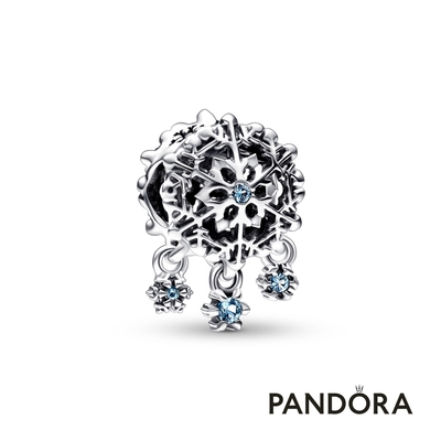 【Pandora官方直營】冰冷雪花墜飾串飾