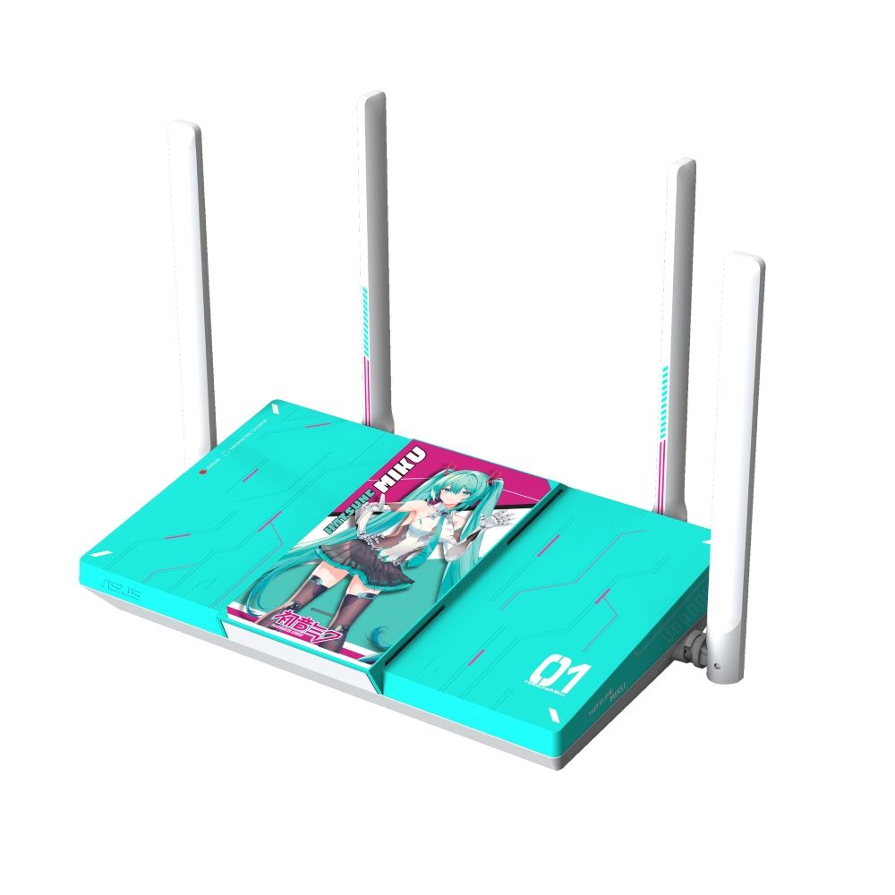 初音未來聯名款ASUS 華碩RT-BE3600M HATSUNE MIKU EDITION 初音未來 初音未來聯名款ASUS 華碩RT-BE3600M HATSUNE MIKU EDITION 初音未來