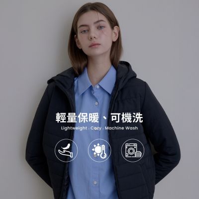 GIORDANO 女裝素色連帽外套 E-care輕暖系列【多色任選】
