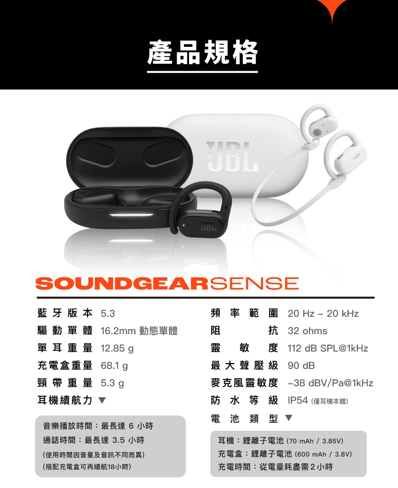 JBL SOUNDGEAR SENSE - 詳情7