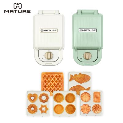 MATURE美萃 陶瓷熱壓三明治鬆餅機 CY-1625(搭五款烤盤)