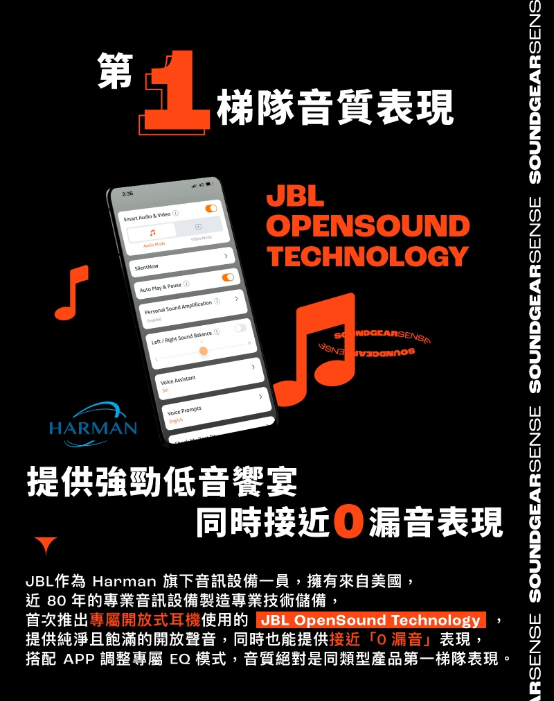 JBL SOUNDGEAR SENSE - 詳情8
