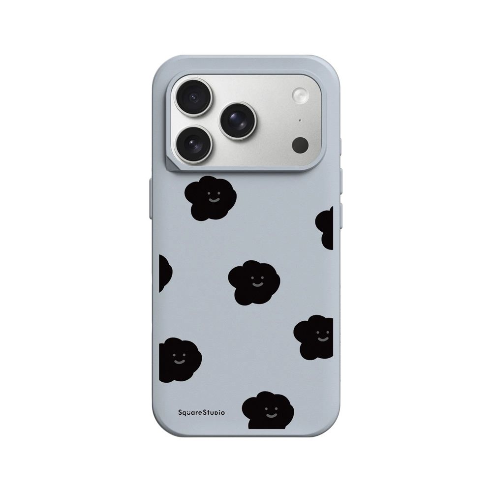 犀牛盾 iPhone 15/16/17系列 SolidX(MagSafe兼容)強化吸震緩衝防摔手機殼/方坊-飄浮 (循環灰)