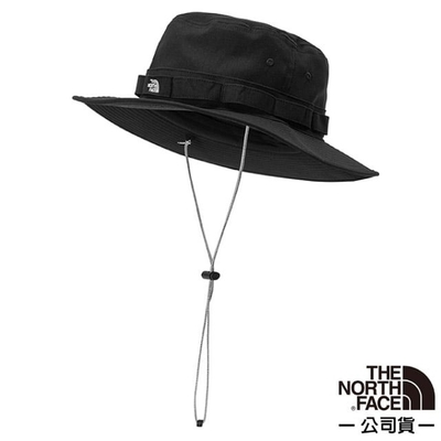 The North Face 中性款 RECYCLED CLASS V BRIMMER 輕質透氣遮陽登山健行遮陽帽_黑 N