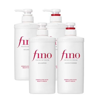 Fino 高效滲透修護洗髮乳/潤髮乳 550 ml-任選4入組