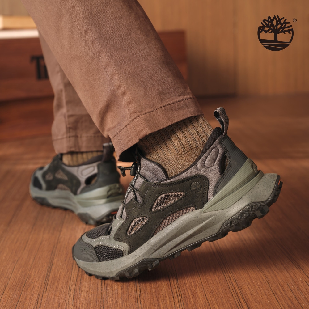 Timberland官方旗艦 男款黑色Motion Access低筒健走鞋|A6DKJEK9