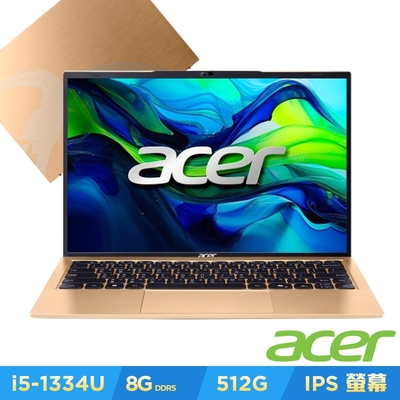 Acer 宏碁 Aspire Lite AL14-52M-528M 14吋筆電(i5-1334U/8GB/512GB/Win11)