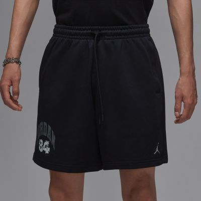 NIKE AS M J BRK CLLGTE SHORT LB 男 喬丹 短褲 運動褲 寬鬆版型 毛圈布 黑-HV0096010