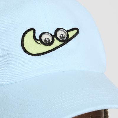 Nike K NK CLUB CAP US CB SWOOSHY 藍色 大童 棒球帽 運動 遮陽帽 FZ0831-474