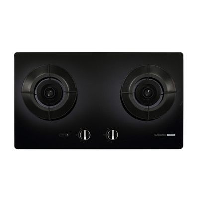 SAKURA櫻花牌 (全省安裝)櫻花二口玻璃檯面爐黑色(與G-2923AG同款)LPG瓦斯爐桶裝瓦斯G-2923AGL