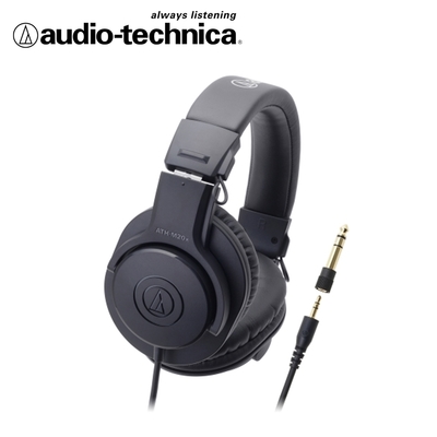audio-technica 鐵三角 鐵三角 ATH-M20x 錄音室用專業型監聽耳機 耳罩式耳機