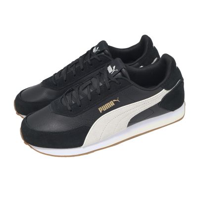 Puma 休閒鞋 ST Miler Rise L 男女鞋 黑 白 拼接 麂皮 復古 板鞋 404916-01