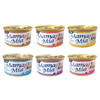 SEEDS聖萊西-MamaMia貓餐罐 85g x 48入組