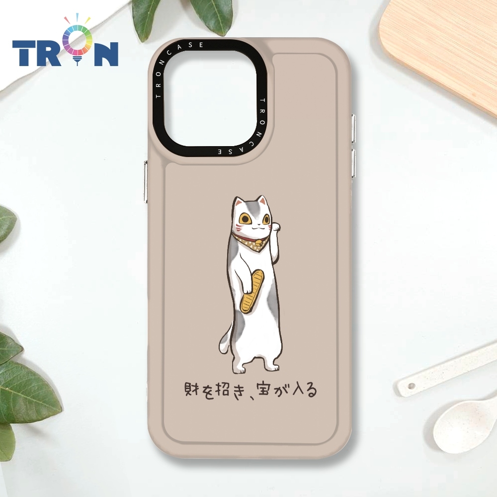 TRON IPHONE 16 PRO MAX 俄羅斯方塊招財貓I型系列 MAGSAFE 磁吸 防摔 太空殼 透白 手機殼