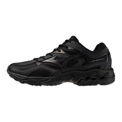 Mizuno 美津濃 Wave MG4 LS D1GA260C01 男 休閒鞋 寬楦 復古 流行 黑