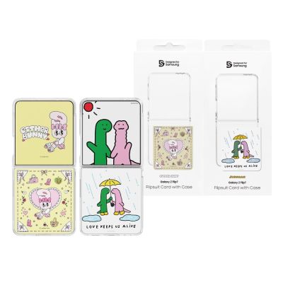 Samsung 三星 Galaxy Z Flip7 原廠主題式感應保護殼 -附感應卡(Esther/Joguman)
