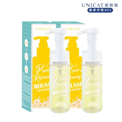 UNICAT 全天零油光洗面 金盞花洗卸二用泡泡慕絲150ml 共
