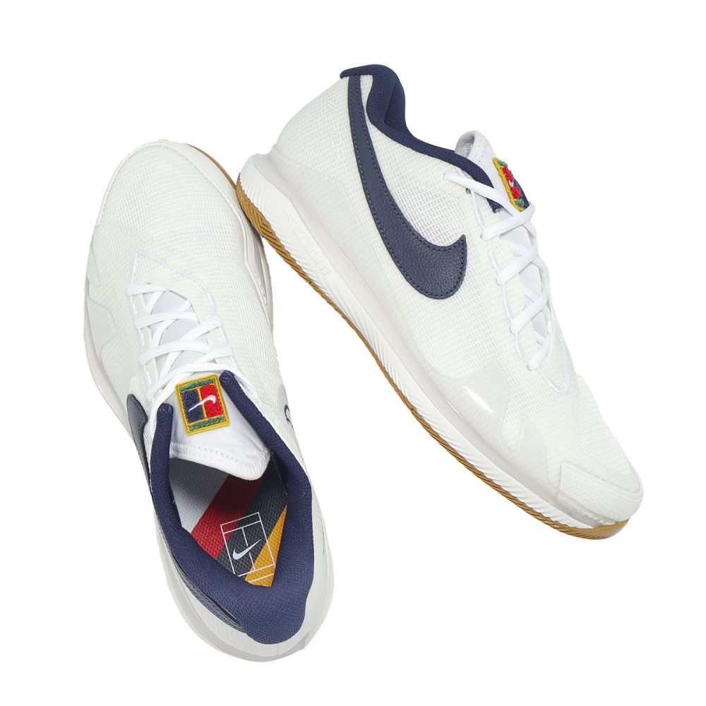 Nike 網球鞋Zoom Vapor Pro HC 男鞋白藍膠底氣墊緩震硬地CZ0220-133