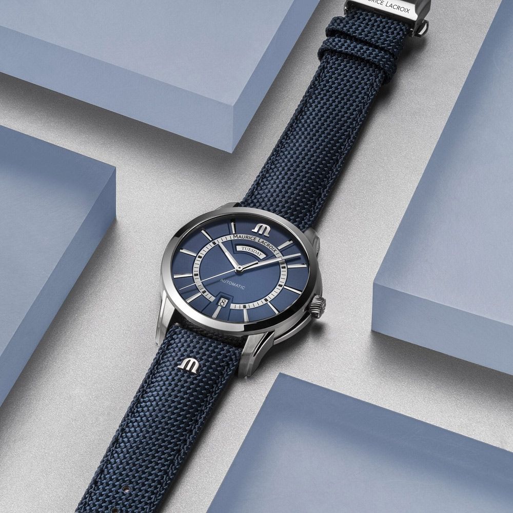 Maurice Lacroix 艾美錶 Pontos Day Date 星期日期機械錶 開學換新季 送禮推薦-41mm PT6358-SS004-431-4