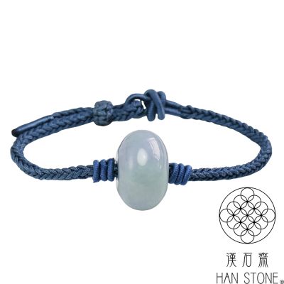 【漢石齋】天然翡翠A貨 玉珠手繩(21*21*13mm以上)