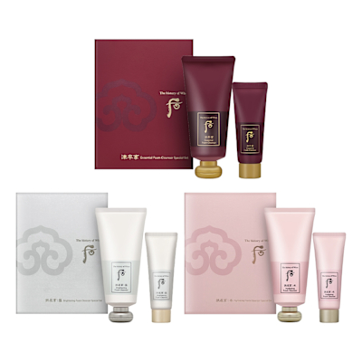 WHOO后 潔顏禮盒 180ml+40ml (拱辰享雪白/拱辰享水妍/天氣丹津率享)三款任選