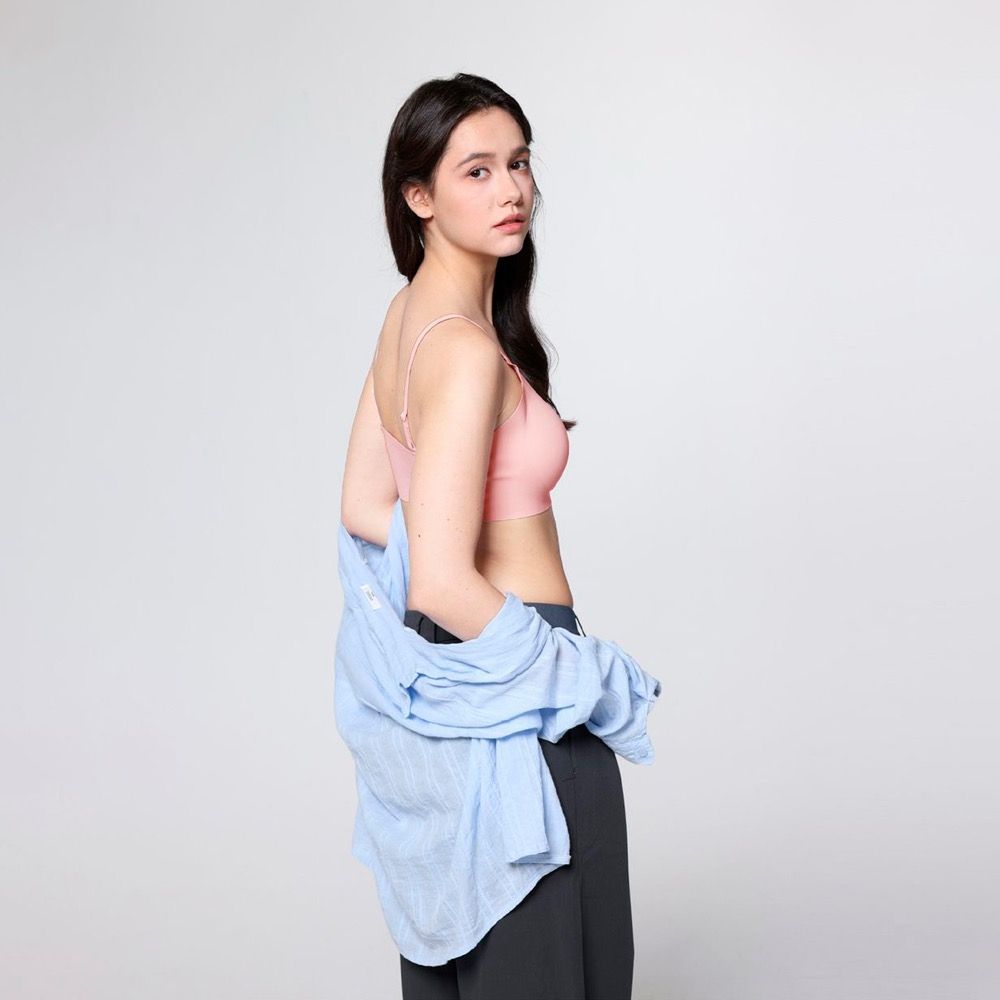 GIORDANO 女裝無縫可調式BRA內衣【多色任選】 (04 粉紅)