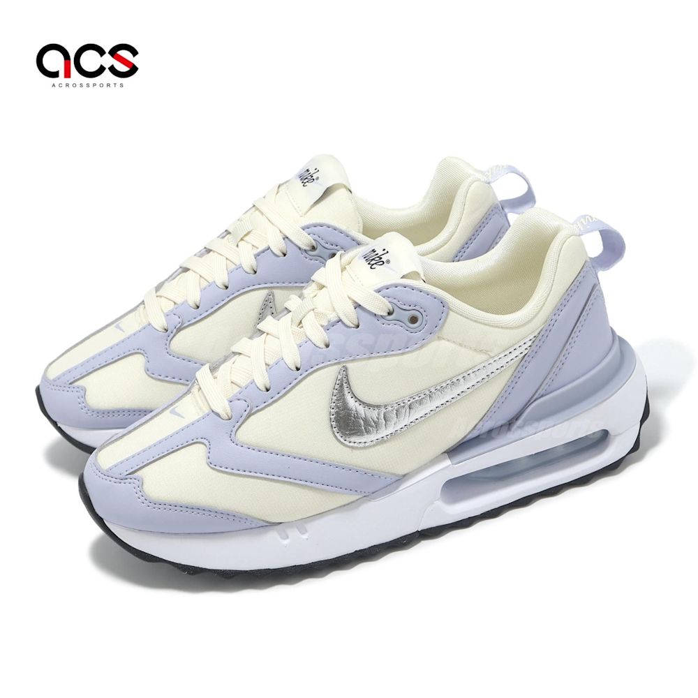 Nike 休閒鞋 Wmns Air Max Dawn 女鞋 紫 米白 銀 復古 氣墊 運動鞋 FZ4239-001