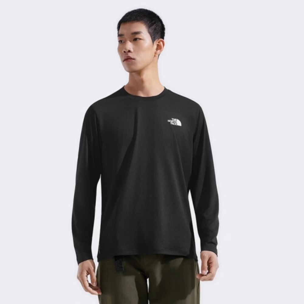 The North Face 北臉 長袖上衣 男 速乾 透氣 亞規 M 247 LS TEE 黑 NF0A8DG5JK3
