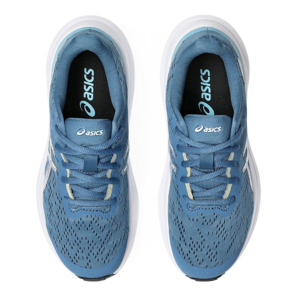 asics 亞瑟士運動鞋童鞋女鞋大童GT-1000 13 GS 藍綠1014A343-410