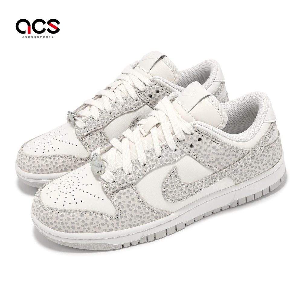 Nike 休閒鞋 Wmns Dunk Low PRM 女鞋 男鞋 灰 豹紋 Safari Phantom FV6516-001