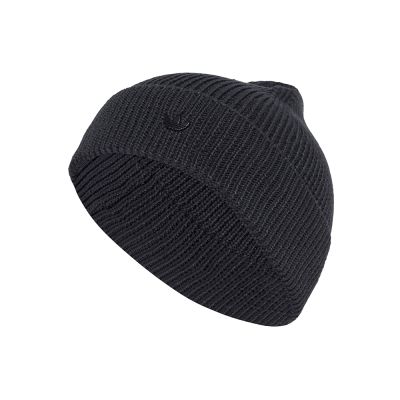 Adidas EV.IC Beanie 黑色 金屬 三葉草 保暖 毛帽 JW7990