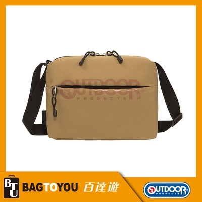 【OUTDOOR】街頭滑行-側揹包-駝色 OD111125CL
