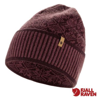 【Fjallraven 北極狐】Snow Beanie 瑞典民族風保暖羊毛帽(全尺寸).羅紋針織帽.毛線帽 13100232